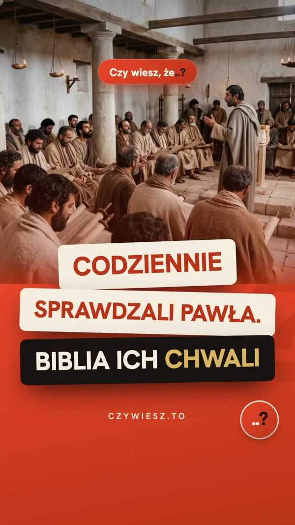 Sprawdzali apostoła z Biblią – okładka rolki
