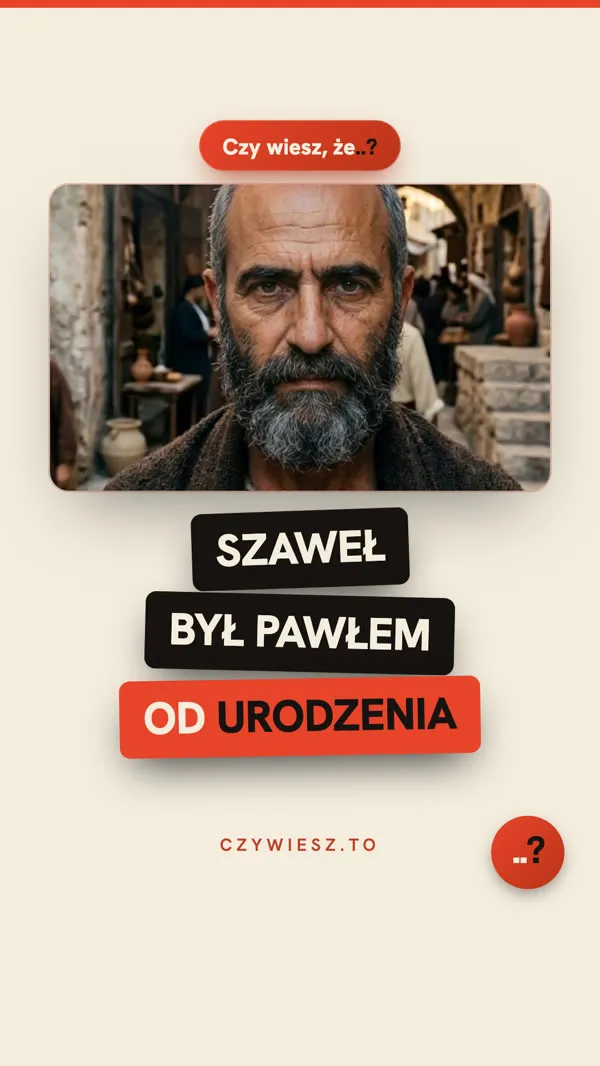 Szaweł nigdy nie zmienił imienia – okładka rolki