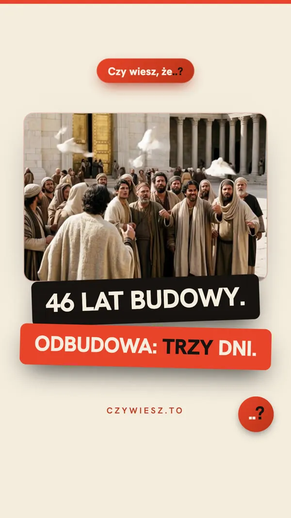 Odbudowa świątyni w trzy dni – okładka rolki